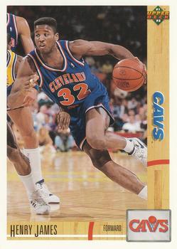 #369 Henry James - Cleveland Cavaliers - 1991-92 Upper Deck Basketball