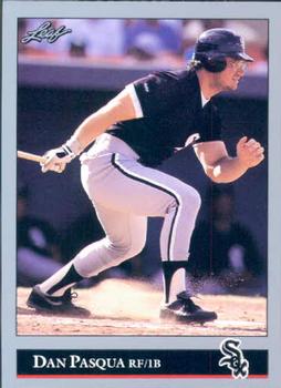 #369 Dan Pasqua - Chicago White Sox - 1992 Leaf Baseball