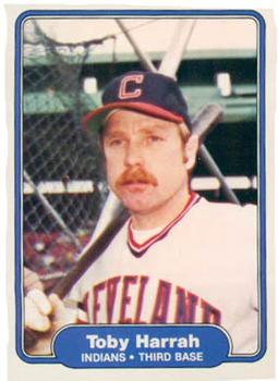 #369 Toby Harrah - Cleveland Indians - 1982 Fleer Baseball