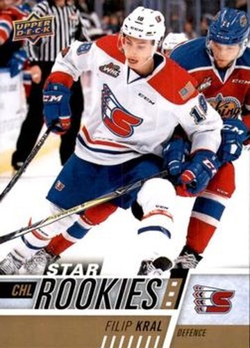 #369 Filip Kral - Spokane Chiefs - 2017-18 Upper Deck CHL Hockey