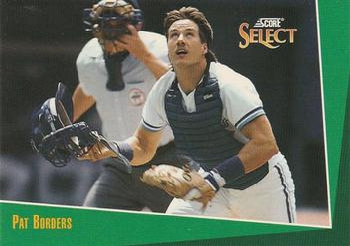 #369 Pat Borders - Toronto Blue Jays - 1993 Select Baseball