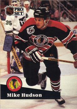 #369 Mike Hudson - 1991-92 Pro Set Hockey