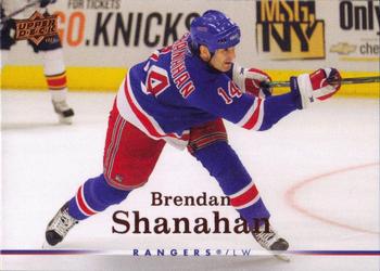 #369 Brendan Shanahan - New York Rangers - 2007-08 Upper Deck Hockey