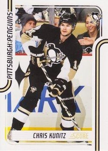#369 Chris Kunitz - Pittsburgh Penguins - 2011-12 Score Hockey