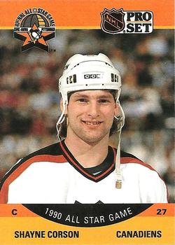 #369 Shayne Corson - Montreal Canadiens - 1990-91 Pro Set Hockey