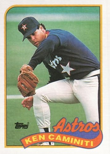#369 Ken Caminiti - Houston Astros - 1989 Topps Baseball