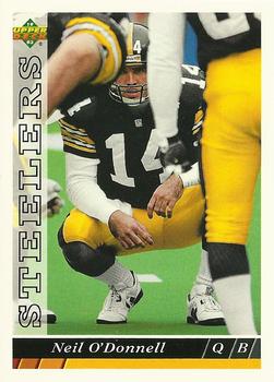 #369 Neil O'Donnell - Pittsburgh Steelers - 1993 Upper Deck Football
