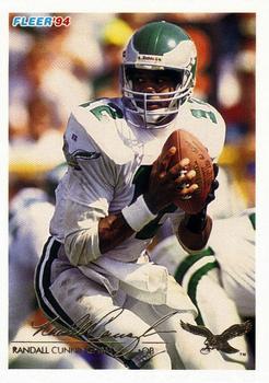 #369 Randall Cunningham - Philadelphia Eagles - 1994 Fleer Football