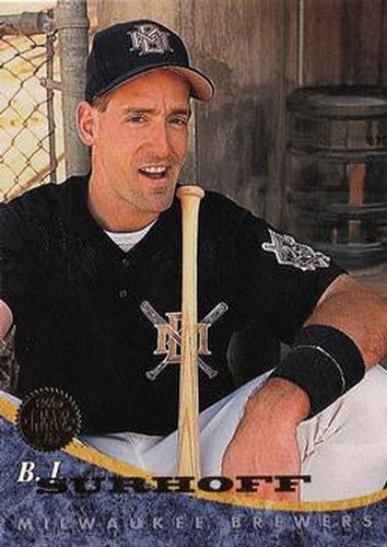 #369 B.J. Surhoff - Milwaukee Brewers - 1994 Leaf Baseball
