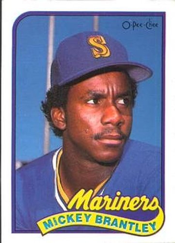 #369 Mickey Brantley - Seattle Mariners - 1989 O-Pee-Chee Baseball