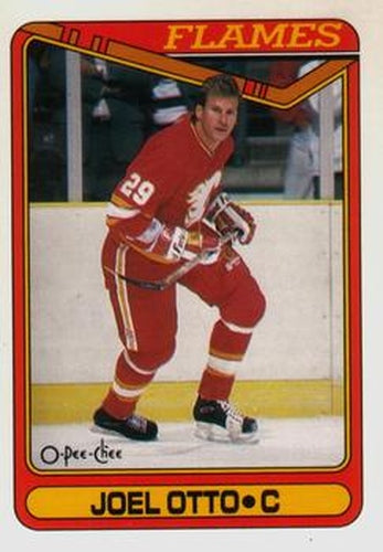 #369 Joel Otto - Calgary Flames - 1990-91 O-Pee-Chee Hockey