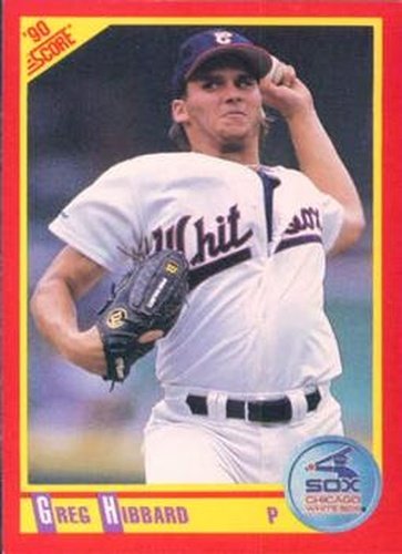 #369 Greg Hibbard - Chicago White Sox - 1990 Score Baseball