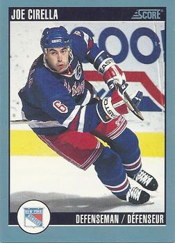 #369 Joe Cirella - New York Rangers - 1992-93 Score Canadian Hockey