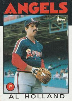 #369 Al Holland - California Angels - 1986 Topps Baseball