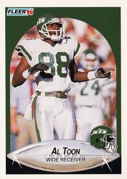#369 Al Toon - New York Jets - 1990 Fleer Football