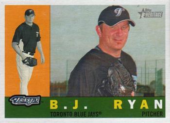 #369 B.J. Ryan - Toronto Blue Jays - 2009 Topps Heritage Baseball