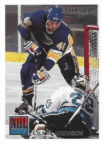 #369 Craig Johnson - St. Louis Blues - 1994-95 Topps Premier Hockey