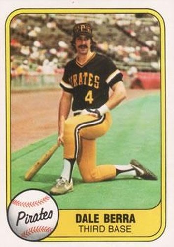 #369 Dale Berra - Pittsburgh Pirates - 1981 Fleer Baseball