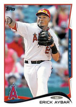 #369 Erick Aybar - Los Angeles Angels - 2014 Topps Baseball