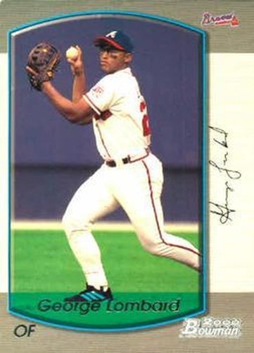 #369 George Lombard - Atlanta Braves - 2000 Bowman Baseball