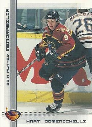 #369 Hnat Domenichelli - Atlanta Thrashers - 2000-01 Be a Player Memorabilia Hockey