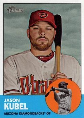 #369 Jason Kubel - Arizona Diamondbacks - 2012 Topps Heritage Baseball