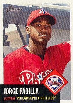 #369 Jorge Padilla - Philadelphia Phillies - 2002 Topps Heritage Baseball