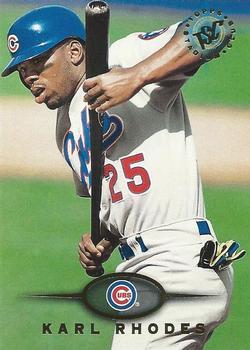 #369 Karl Rhodes - Chicago Cubs - 1995 Stadium Club Baseball