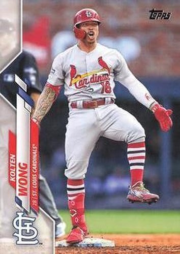 #369 Kolten Wong - St. Louis Cardinals - 2020 Topps Baseball