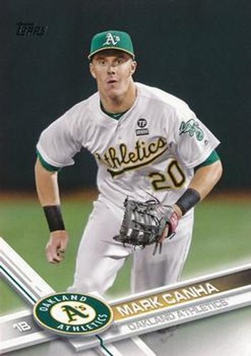 #369 Mark Canha - Oakland Athletics - 2017 Topps Baseball