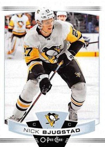 #369 Nick Bjugstad - Pittsburgh Penguins - 2019-20 O-Pee-Chee Hockey