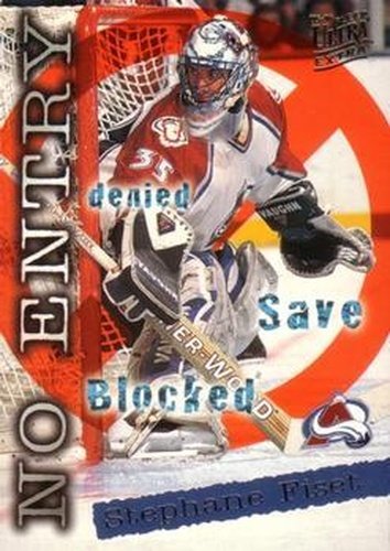 #369 Stephane Fiset - Colorado Avalanche - 1995-96 Ultra Hockey
