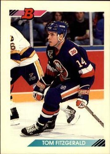 #369 Tom Fitzgerald - New York Islanders - 1992-93 Bowman Hockey