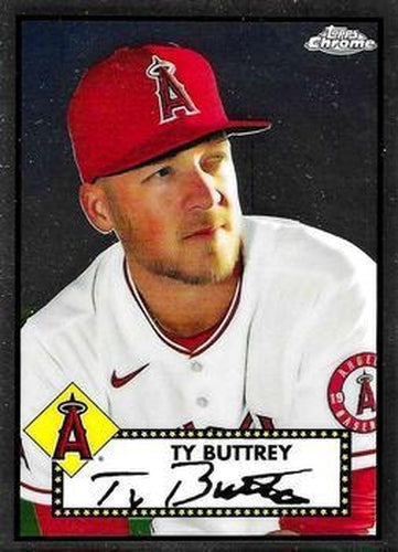 #369 Ty Buttrey - Los Angeles Angels - 2021 Topps Chrome Platinum Anniversary Baseball