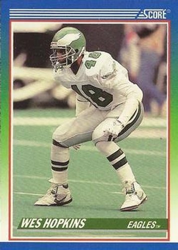 #369 Wes Hopkins - Philadelphia Eagles - 1990 Score Football