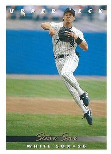 #369 Steve Sax - Chicago White Sox - 1993 Upper Deck Baseball