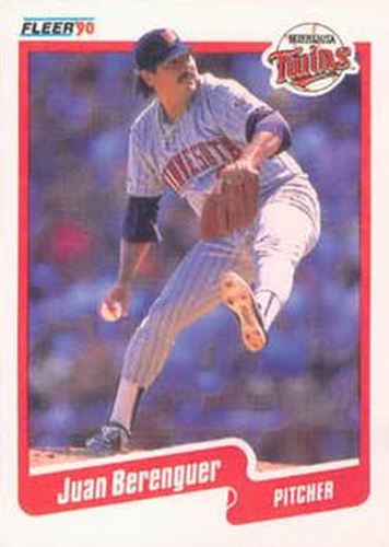 #369 Juan Berenguer - Minnesota Twins - 1990 Fleer USA Baseball