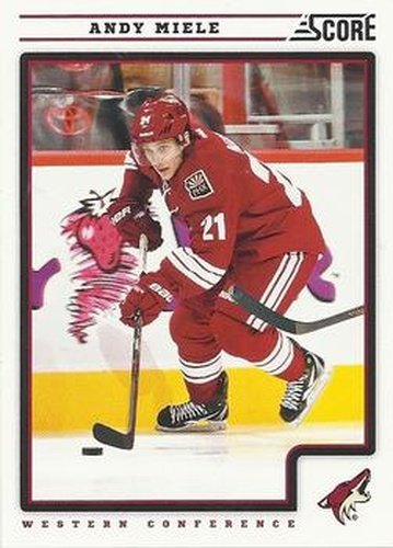 #369 Andy Miele - Phoenix Coyotes - 2012-13 Score Hockey