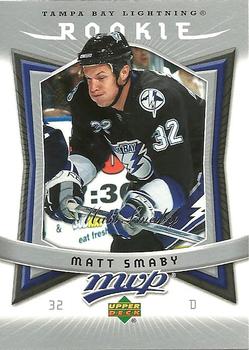 #369 Matt Smaby - Tampa Bay Lightning - 2007-08 Upper Deck MVP Hockey