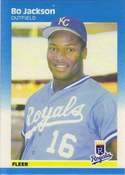 #369 Bo Jackson - Kansas City Royals - 1987 Fleer Baseball