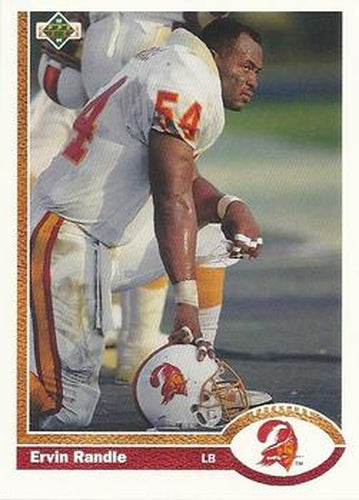 #369 Ervin Randle - Tampa Bay Buccaneers - 1991 Upper Deck Football