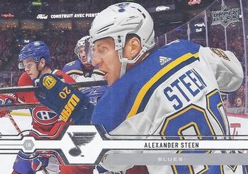 #369 Alexander Steen - St. Louis Blues - 2019-20 Upper Deck Hockey