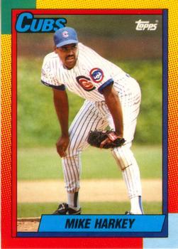 #36T Mike Harkey - Chicago Cubs - 1990 Topps Traded Baseball