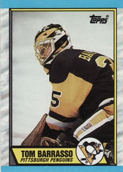 #36 Tom Barrasso - Pittsburgh Penguins - 1989-90 Topps Hockey