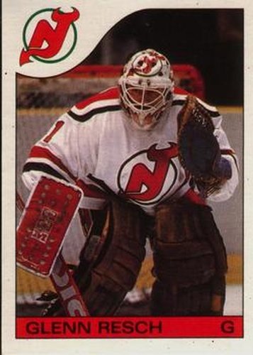 #36 Glenn Resch - New Jersey Devils - 1985-86 O-Pee-Chee Hockey