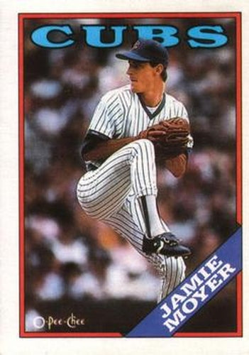#36 Jamie Moyer - Chicago Cubs - 1988 O-Pee-Chee Baseball