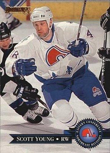 #36 Scott Young - Quebec Nordiques - 1995-96 Donruss Hockey