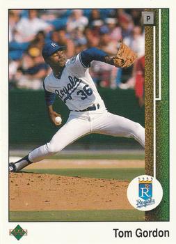 #736 Tom Gordon - Kansas City Royals - 1989 Upper Deck Baseball