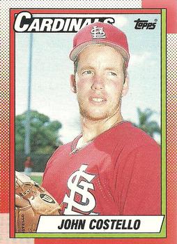 #36 John Costello - St. Louis Cardinals - 1990 O-Pee-Chee Baseball