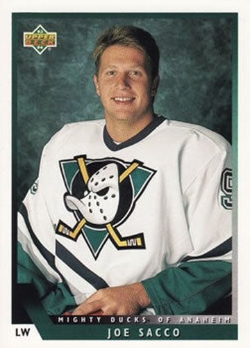 #36 Joe Sacco - Anaheim Mighty Ducks - 1993-94 Upper Deck Hockey